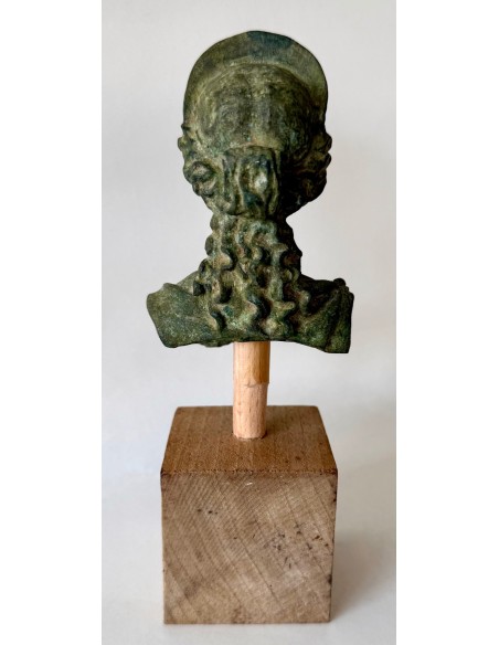 Busto romano di bronzo, metá dell' 800 realizzato per il grand tour