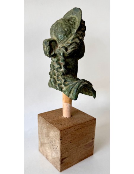 Busto romano di bronzo, metá dell' 800 realizzato per il grand tour