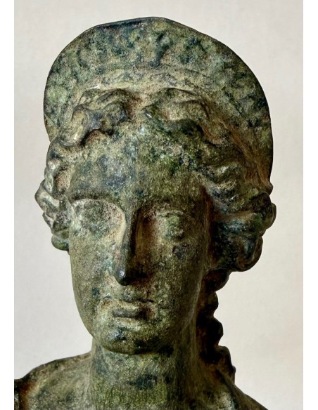 Busto romano di bronzo, metá dell' 800 realizzato per il grand tour