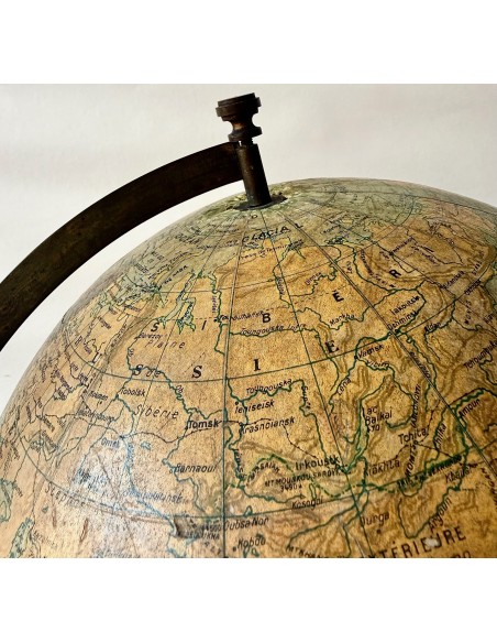 Antico Globo terrestre francese, principio del XX secolo in vendita