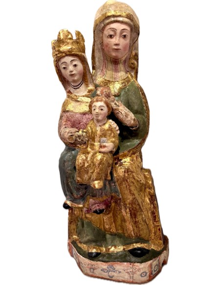 Talla gotica " Triple Ana", siglo XIV.