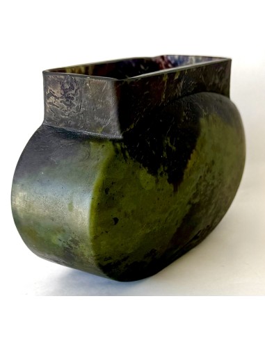Antique Daum Nancy glass vase, France, circa 1920 on sale