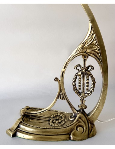 Art Nouveau bronze table lamp on sale