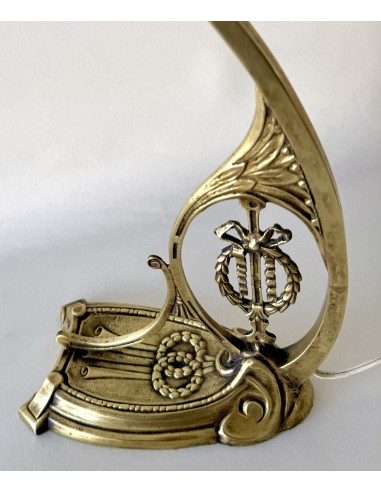 Art Nouveau bronze table lamp on sale