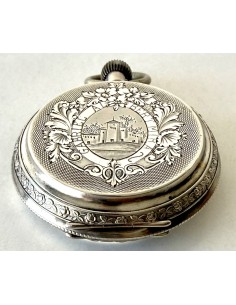 Large silver pocket watch, Pascal, Geneve Swiss. 2