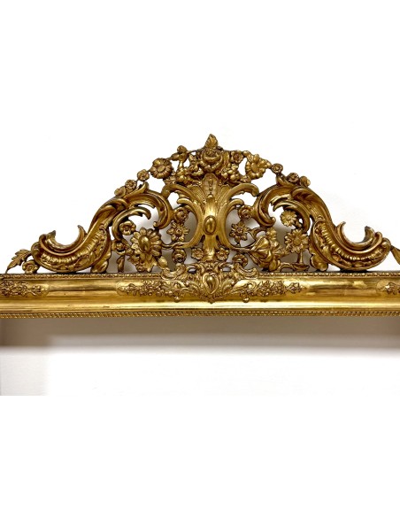 Antiguo marco dorado del siglo XIX en venta en antiguart antigüedades