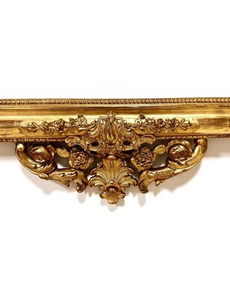 Cornice dorata in oro fino del XIX secolo in vendita