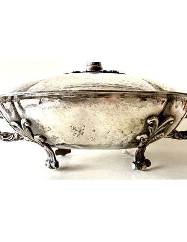 Sopera de plata española en venta de principios del siglo XIX contrastes visibles