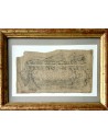 Disegno a matita e carboncino su carta del XIX secolo.