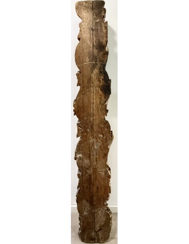 En venta Columna salomónica barroca del siglo XVII tallada dorada y plateada