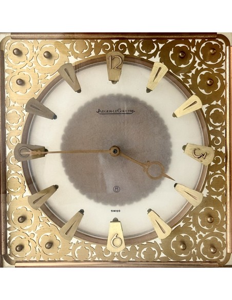 Jaeger LeColultre eight-day table clock 60s on sale