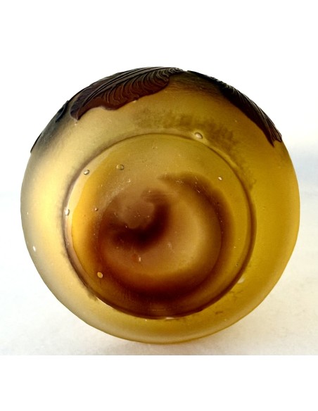 Original Emile Gallé glass vase, France, early 20th on sale in Antiguart