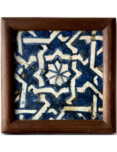 Raro Azulejo gótico valenciano del siglo XV en venta en nuestra tienda de antigüedades.
