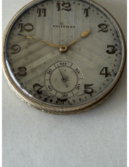 Swiss pocket watch on sale, Art Deco period, "Talismán" works perfectly.
