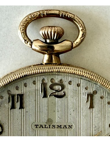 Reloj de bolsillo suizo en venta, de época art decó  “Talisman” funciona.