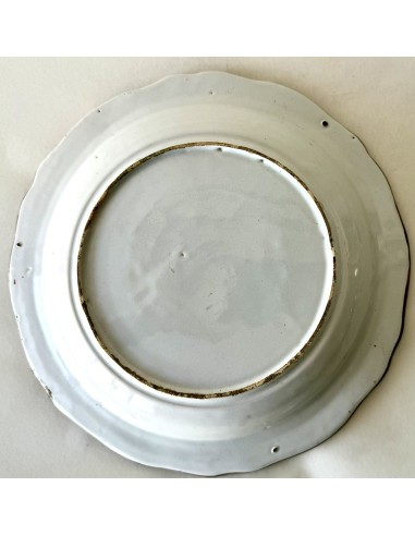 Plato de loza cerámica italiana de Faenza, Ferniani siglo XVIII en venta