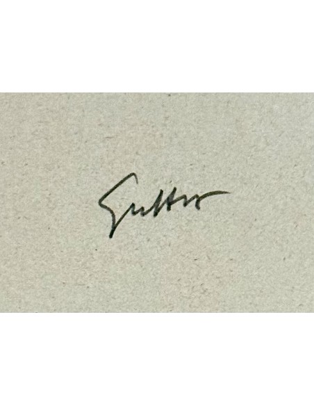 Renato Guttuso “Hombre dormido“, serigrafía firmada a lápiz baja tirada.