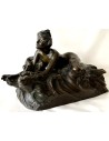 Charles Van Der Stappen, “Mujer entre olas”, bronce, 1890 circa.