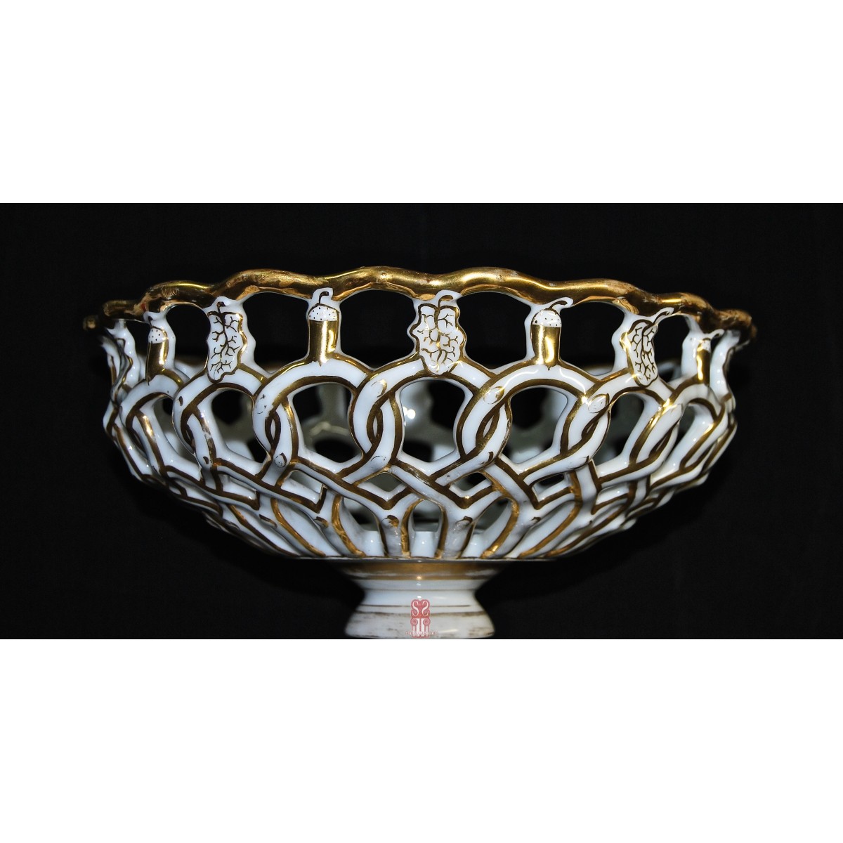 Centro de mesa de porcelana