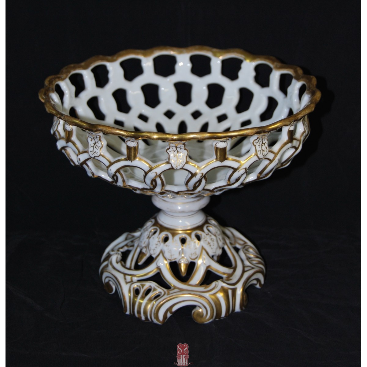 Centro de mesa de porcelana